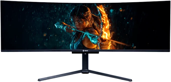TEROS TE-4921G — Monitor curvo gaming de 49 pulgadas con panel QD-OLED